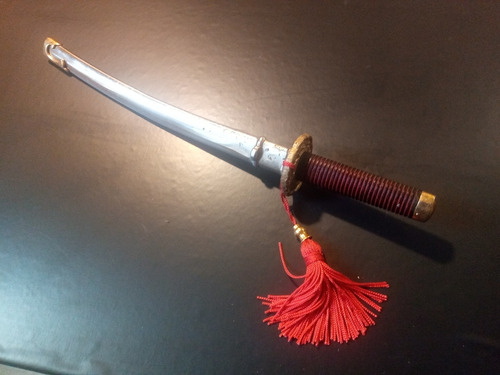 Miniatura Katana- Toledo- Mide 28 Cm Con Vaina. A Restaurar (Usado)