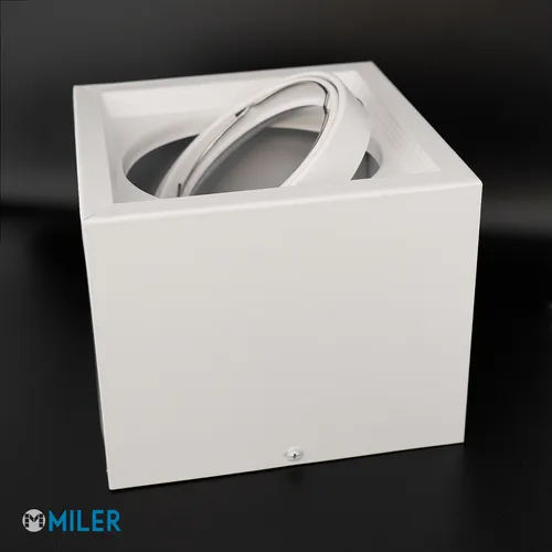Plafon Spot Aplicar Ar111 + Led Dimerizable Regulable