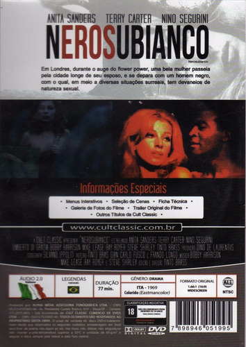 Nerosubianco - Dvd - Anita Sanders - Terry Carter - Tinto Brass