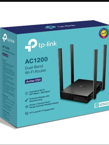 Banda, Router, Router Ac, Tp-linkrouter Wi-fi 4 Antenas Tp