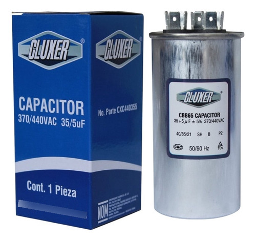 Capacitor Doble 35+5 Mf Para Mini Split Todas Las Marcas