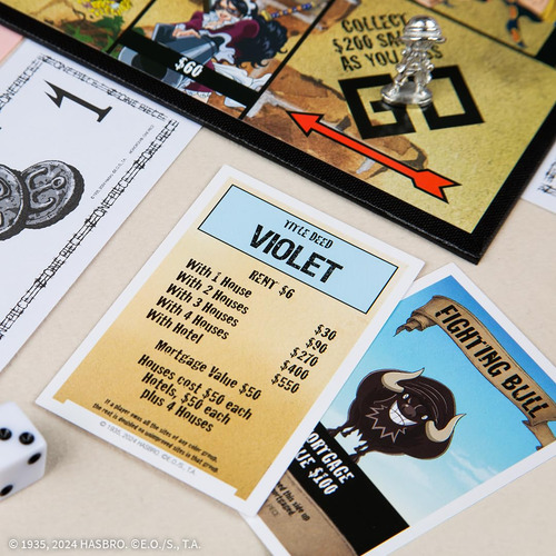 Juego De Mesa Monopoly: Edición One Piece Con 9 Fichas En Mi