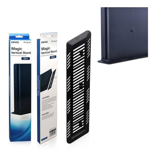 Base Vertical Stand Disipador De Calor Playstation 4 Slim 