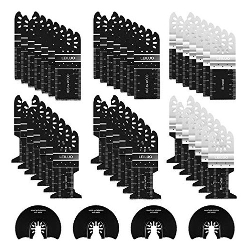 50 Pack  Oscillating Tool Blades Easy Cut Wood Nails Pl...