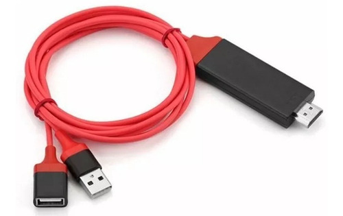 Cable Mhl  Hdmi A Usb Para Proyectar Señal De Moviles A Tv