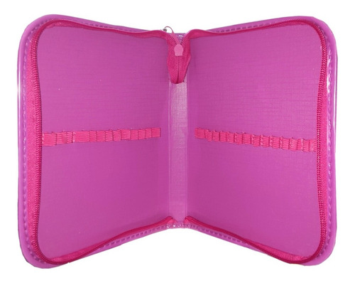 Imagen 2 de 5 de Cartuchera 1 Piso Pvc Barbie Brillos Original Mundo Manias