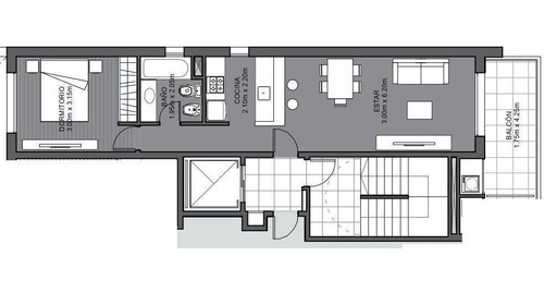 Imagen 5 de 17 de Venta Departamento 1 Dormitorio, Semipiso - Lourdes