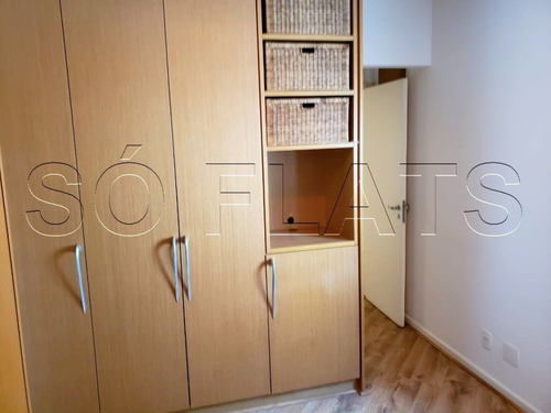 Imagem 14 de 15 de Flat Alto Padrão No Paraíso 100m² 02 Dorms E Cozinha Completa - Sf34042