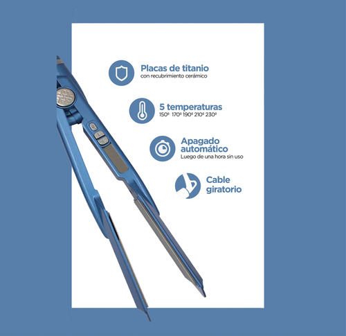 Plancha Planchita Cabello Style Makers Advanced Profesional