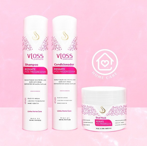 Kit Resgate Pós Progressiva Vloss Manutenção Everyday