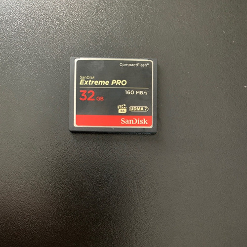 Imagem 1 de 2 de Compactflash Sandisk Extreme Pro 32gb 160mb/s Udma 7