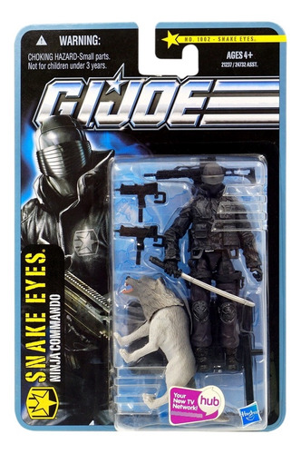 Gi Joe Pursuit Of Cobra Snake Eyes Ninja Commando & Timber