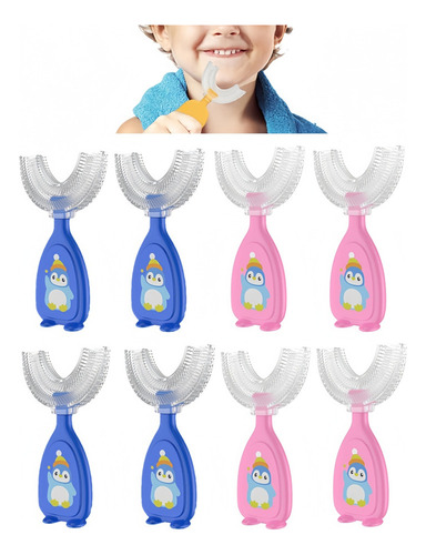 Cnn 8 Piezas Cepillo Dientes Silicona Para Niños