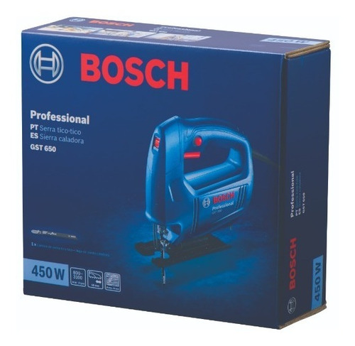 Imagen 3 de 4 de Sierra Caladora 450w. Gst 650 Bosch Profesional