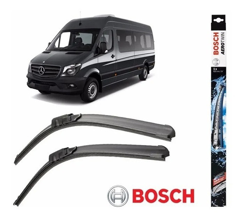 Escobillas X2 Limpiaparabrisas Aerofit Bosch Mb Sprinter 12/