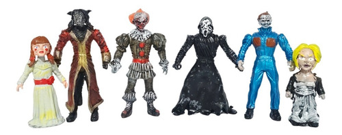 Set Figuras De Accion Personajes Terror Tiffany Annabelle It