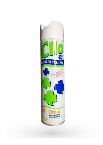 Desinfectante Desodorante Ambientes En Aerosol Clio X 340 Ml