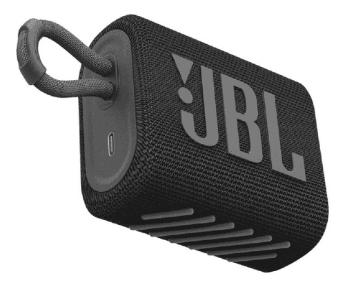 Parlante Portátil Jbl Go 3 Negro Con Bluetooth 5.1 Y Ip67