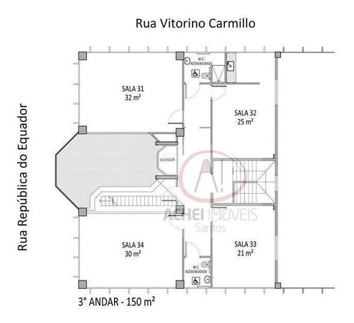 Imagem 30 de 30 de Sala Para Alugar, 21 M² Por R$ 2.800,00/mês - Ponta Da Praia - Santos/sp - Sa0505