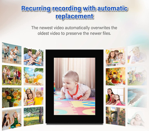 Marco De Fotos Oculto Para Cámara, 2.4g/5g, Wifi 1080p, Cáma