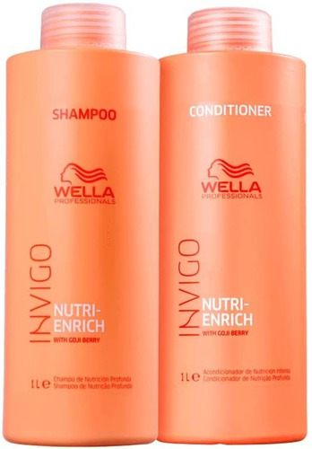 Kit Wella Invigo Nutri Enrich Sh 1l + Cond 1l