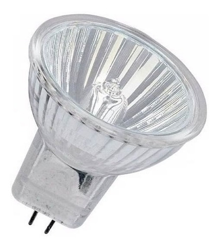 Lampada Dicroica 20w 24v Bi Pino Mr16 Com Lente 2 Unidades