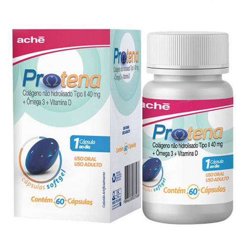 Protena Colageno Com Omega 3 Original Da Ache C/60