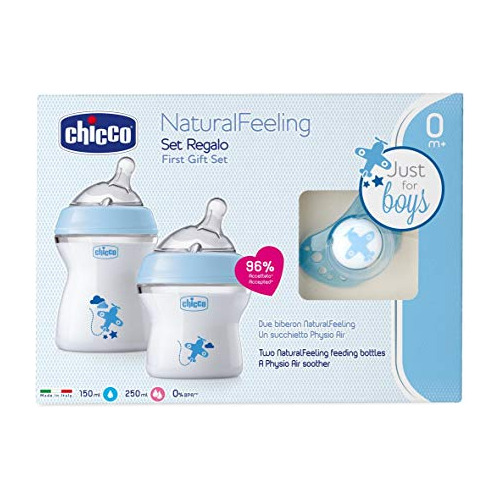 Chicco Naturalfeeling Set De Regalo Con 2 Biberones Recién N