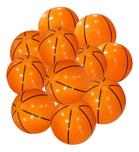 4e's Novelty - Baloncesto Inflable [paquete De 12] - Pelota