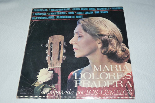 Jch- Maria Dolores Prada Acompañada De Los Gemelos Lp (Usado)