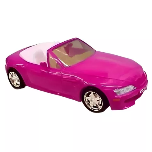 Carrinho Carro Conversível Para Boneca Barbie 46cm Roma