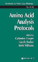 Libro Amino Acid Analysis Protocols - Catherine Cooper