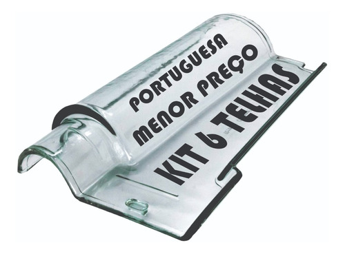 Telha Vidro Portuguesa Cx 6 Pçs - Assim Pague Menos