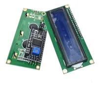 Comprar Display Lcd 1602 16x2 Fundo Azul Com Módulo I2c Soldado