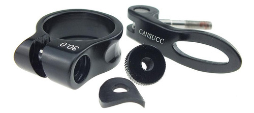 3 Braçadeira De Espigão De Bicicleta Preto 30mm