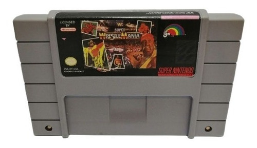 Juego Wwf Super Wrestlemania Para Super Nintendo Original 