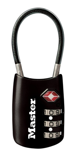 Candado Para Equipaje Con Cable Aceptado Master Lock Cpm