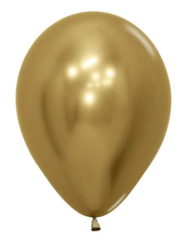 Globos Smits #12 C/50 Cromado Colores Smi1x1 Color Dorado