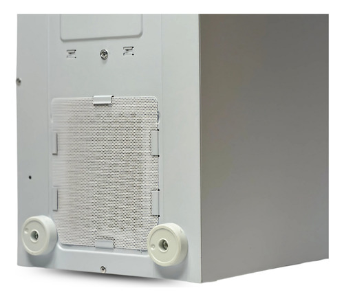 Gabinete Gamer Noxi Hika White X 4 Fan Rgb + Vidrio Templado