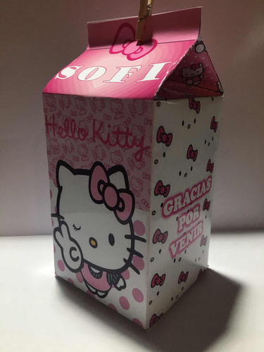 Cajita Milk Diseño Kitty Precio *10