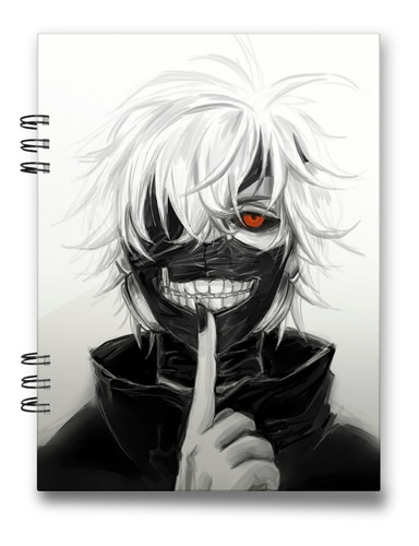 Cuaderno Tokyo Ghoul 15x20 Cms 100 Hojas 