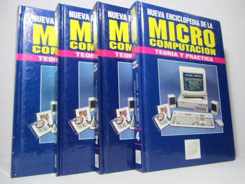 Enciclopedia Microcomputación 4 Libros