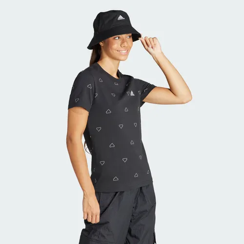 Camiseta Essentials Monogram Ajustada Estampada Is4076 Adida