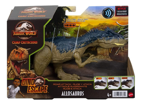 Imagem 8 de 10 de Dinossauro Allosaurus - Dino Escape Jurassic World - Mattel