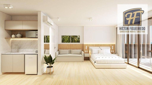 Imagem 4 de 19 de Flat Com 1 Dormitório À Venda, 23 M² Por R$ 377.430,61 - Tambaú - João Pessoa/pb - Fl0077