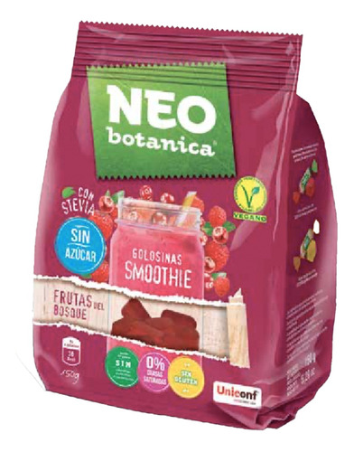 Neo Botanica Dulce Vegano Smoothie Frutas Del Bosque 72 Grs