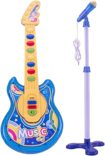 Set D Juegos Guitarra Eléctrica Para Niños Eproductor De Mp3