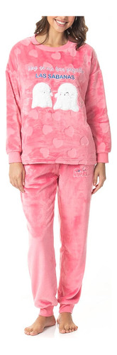 Pijama 2 Piezas Suave Polar Texturizado Dama Mujer Bordado