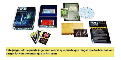 Juego de mesa Exit La estación polar Devir BGEXIT6