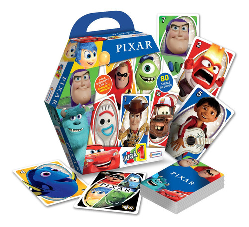 Juego De Cartas Uno Disney Pixar Toy Story Cars Juga Mesa